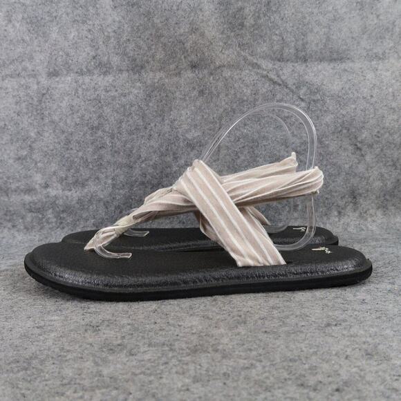 Sanuk Shoes Womens 11 Sandals Yoga Sling Casual Comfort Fashion Active Striped - Picture 4 of 10